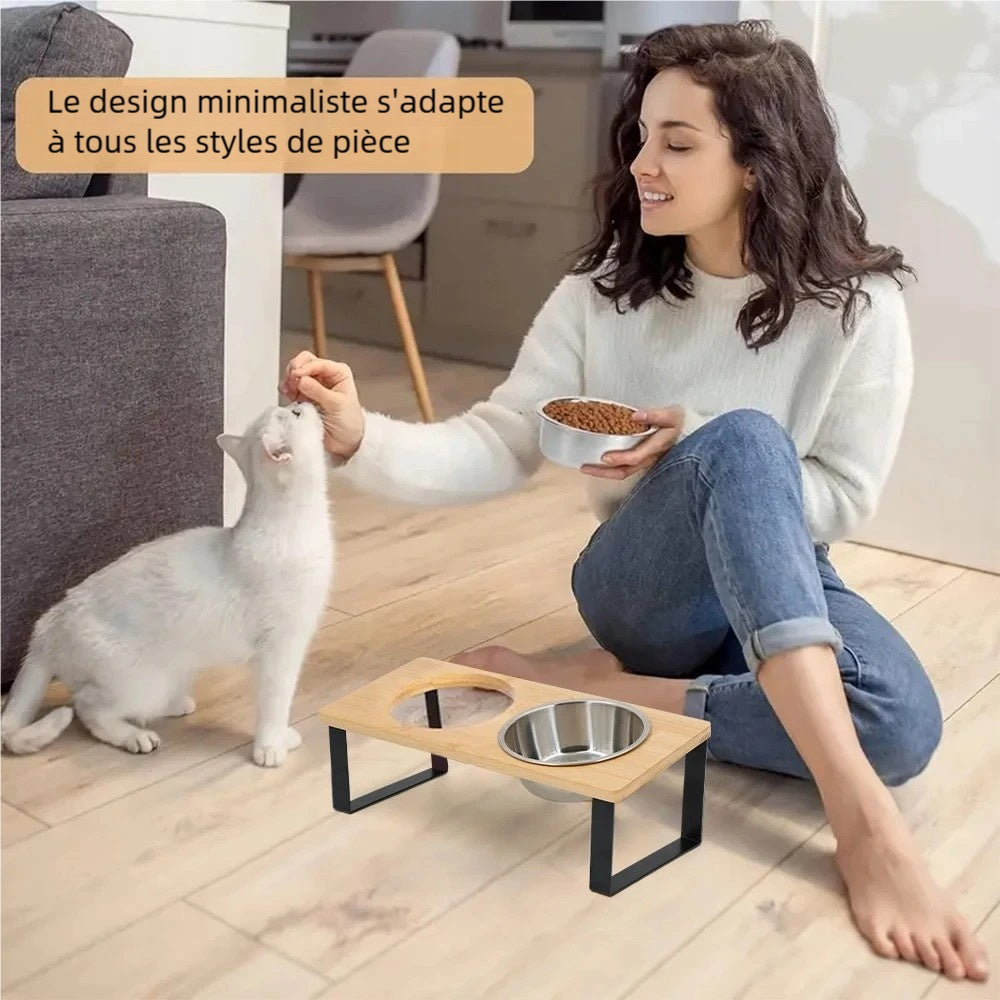 Bols surélevés pour chat