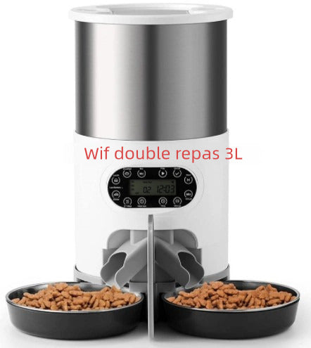 Distributeur de nouriture automatique pour chats