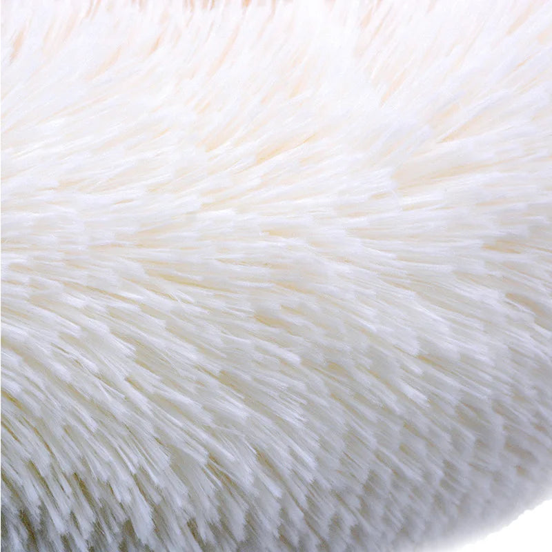 Grand lit pour chien en peluche