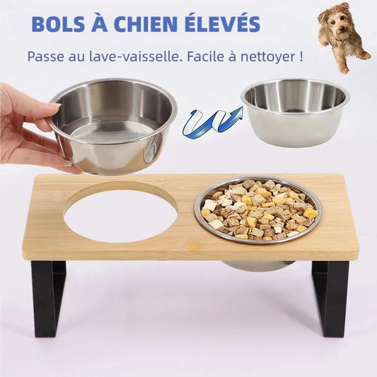 Bols surélevés pour chat