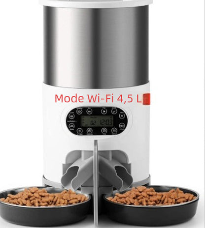 Distributeur de nouriture automatique pour chats