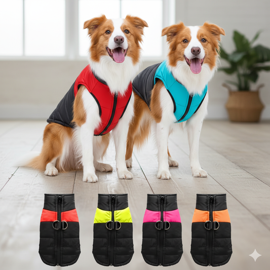 Veste imperméable et chauds pour chiens