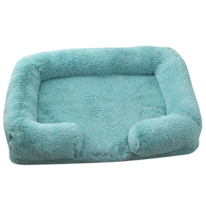 Grand lit pour chien en peluche